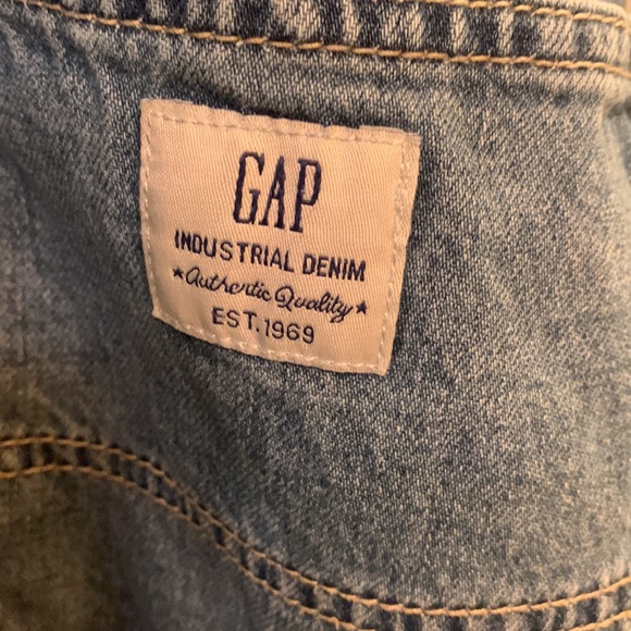 Womens Gap Denim Vintage Short Overalls - Picture 4 of 4